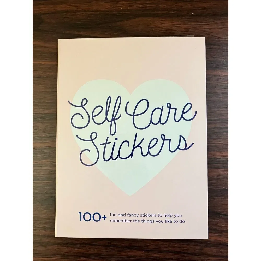 Self Care 100 Piece Hardcover Sticker Book Set